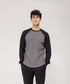 Men's Raglan Waffle Knit Shirt